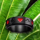 Ace Spinner Ring